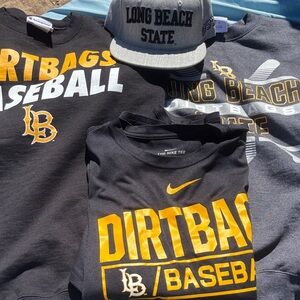 Baseball sweaters and T-shirt, bundle Long Beach Dirtbags Baseball